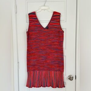 Ribbed dress. Colorful. Size 20